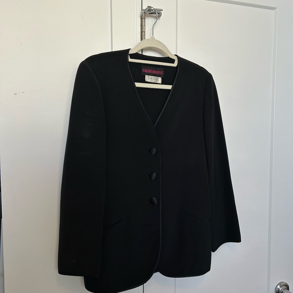 Classic Black Evening Blazer